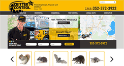 Desktop Screenshot of crittercontrolgainesville.com