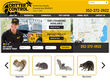 Tablet Screenshot of crittercontrolgainesville.com